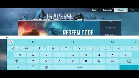 new Godzilla Vs Kong  redeem code pubg mobile