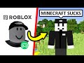 ROBLOX plays MINECRAFT for the first time..