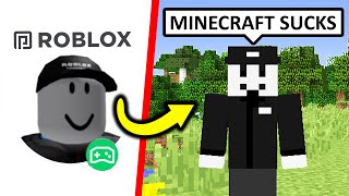 ROBLOX plays MINECRAFT for the first time..