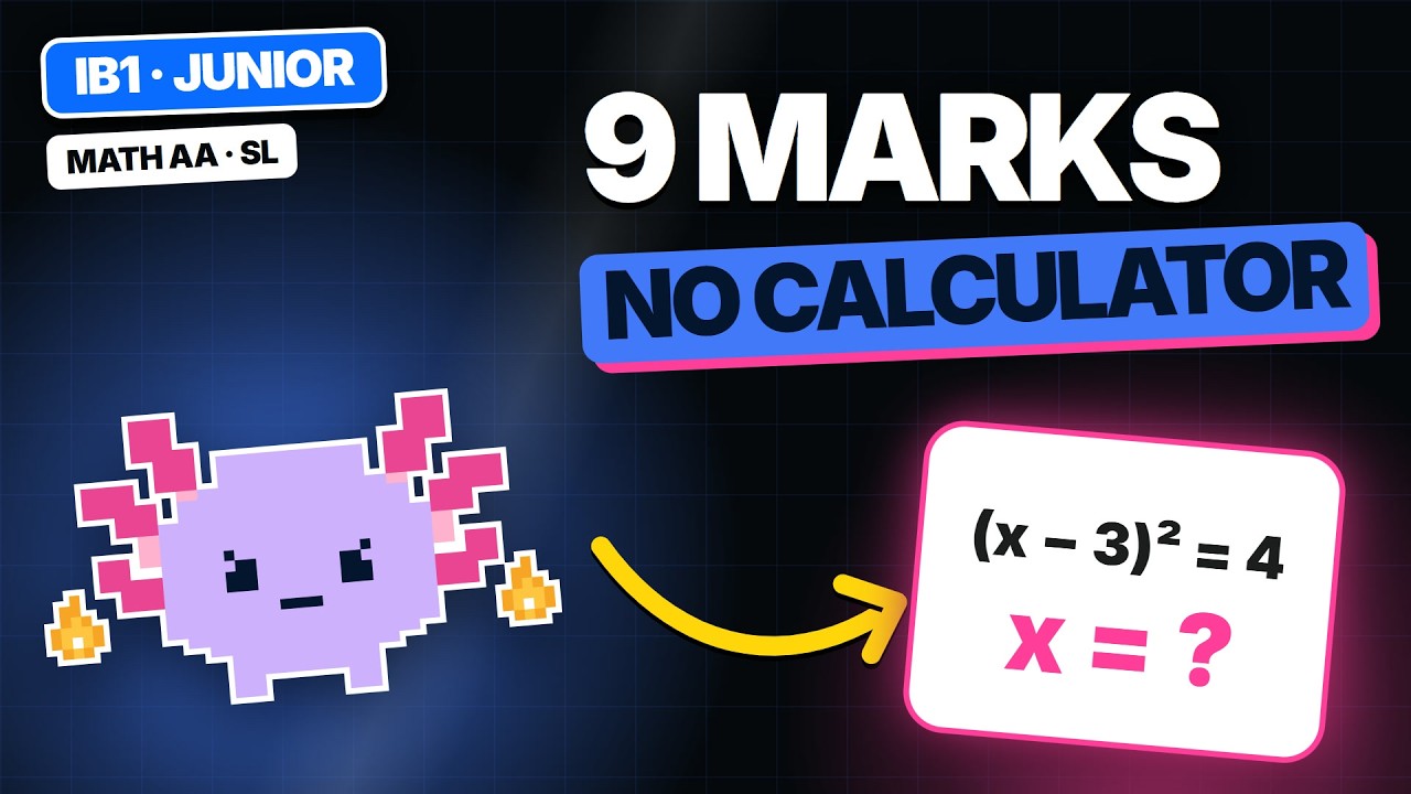Completing the Square: 9-Mark Paper 1 in 7 Min