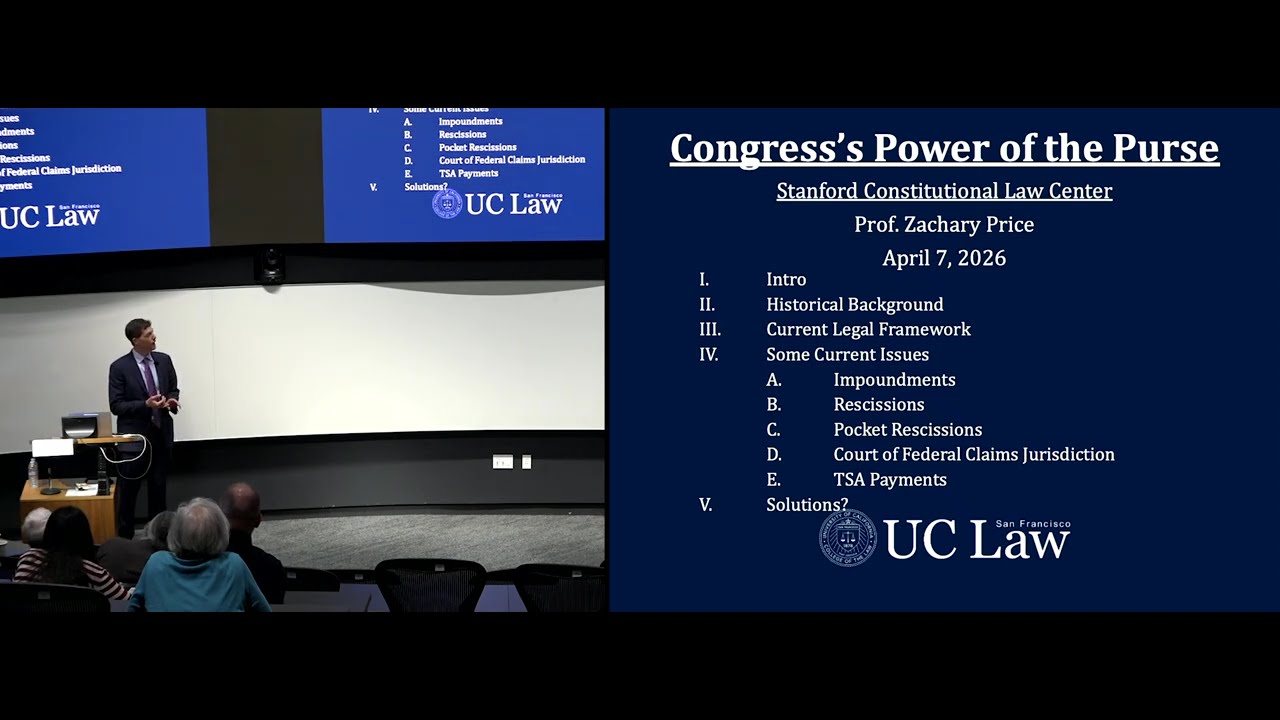 Congress’s Power of the Purse and the Trump Administration