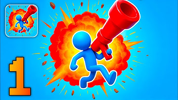 Bazooka Boy Gameplay Walkthrough Part 1 (iOS, Android)