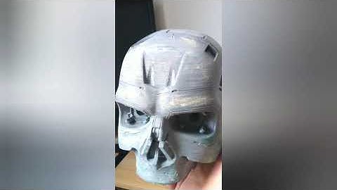 3D printed terminater 2 Endo skull build part 1