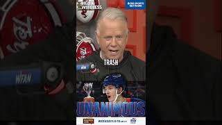 Boomer raves about Matthew Schaefer after he was awarded the Calder Trophy