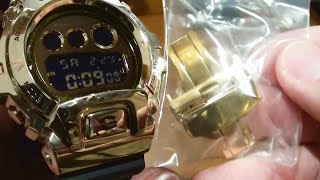 カシオ CASIO G-SHOCK GM-6900G 観音開きタイプDバックル取付