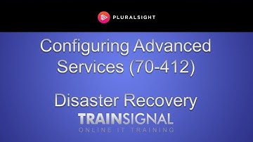 Disaster Recovery in Windows Server 2012