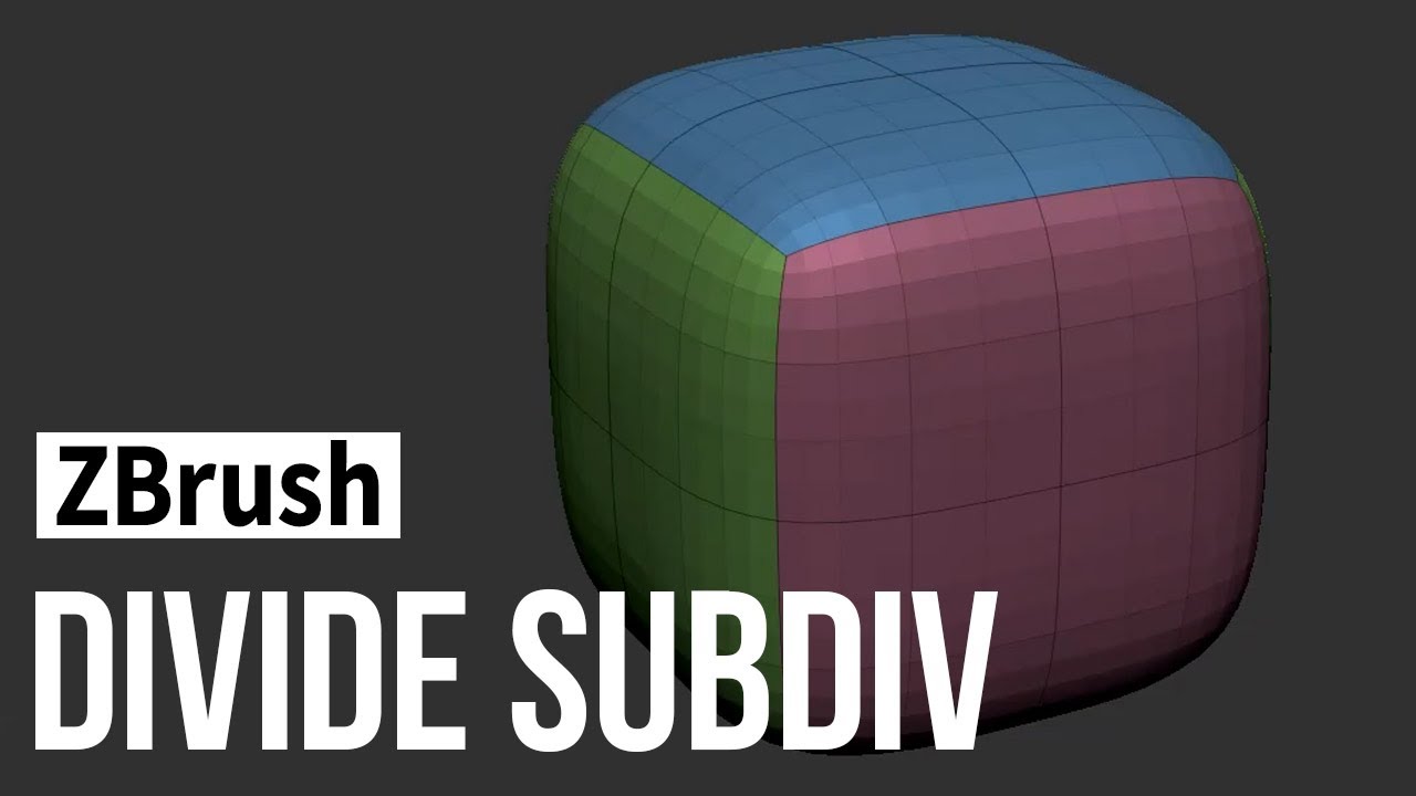 how to split zbrush