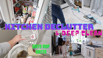 EXTREME KITCHEN/PANTRY DECLUTTER  || CLEANING MOTIVATION || AT HOME WITH JILL