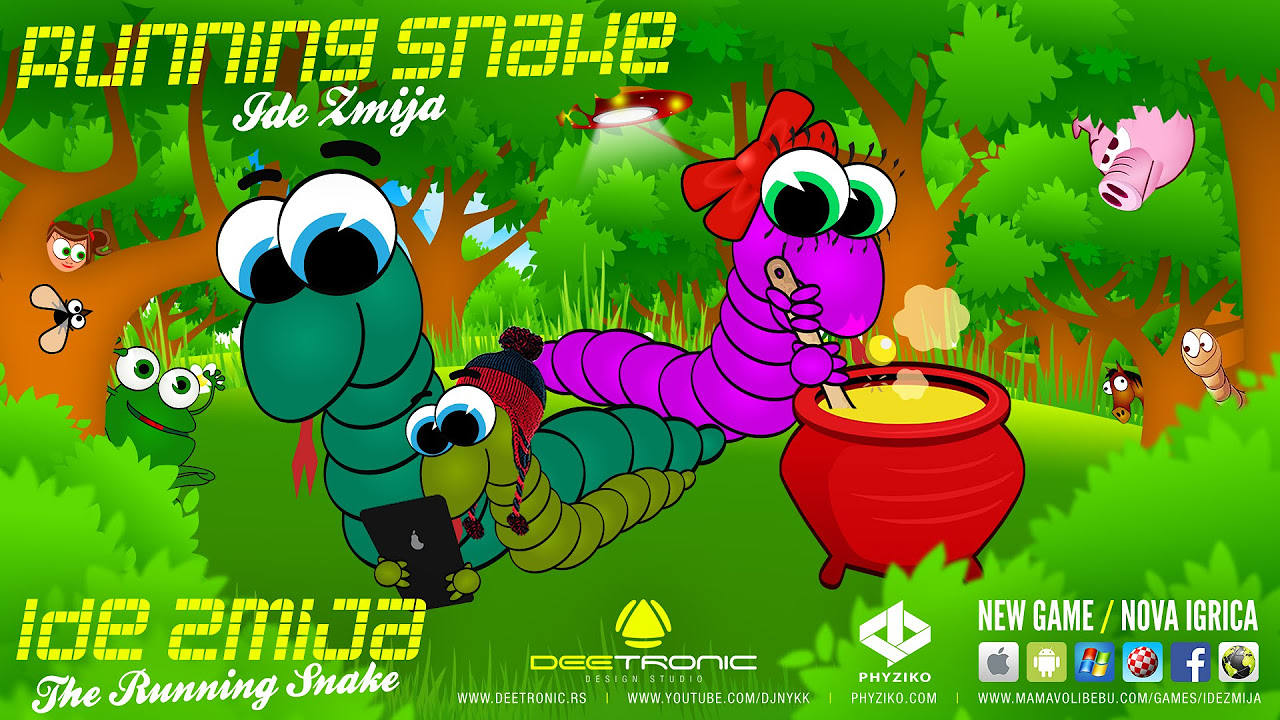 Running Snake  Ide Zmija  FREE ANDROID GAME Trailer  Platform Game Commercial Music Video