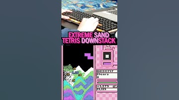 Extreme Sand Tetris Downstack #shorts #tetris