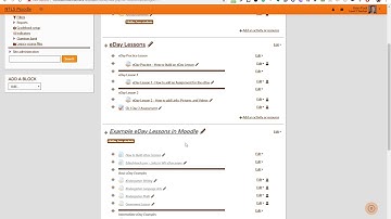 Adding and Naming Moodle Sections
