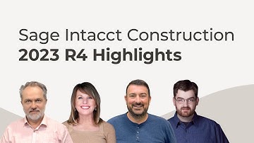Sage Intacct 2023 R4 Highlights