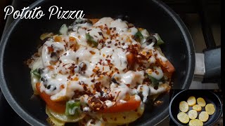 10 Minutes Breakfast Recipe Potato Pizza Recipe By Spark Of Taste Quick And Easy Snack Recipe