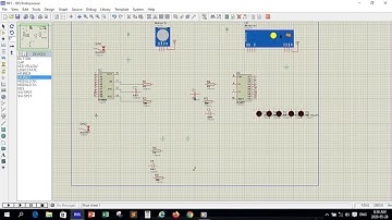 wire less communication design using rf module in proteus