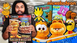 I Have Waited OVER 30 YEARS For Nickelodeon To Do This.. REAL LIFE GARFEILD LASAGNA! *WALMART HUNT*