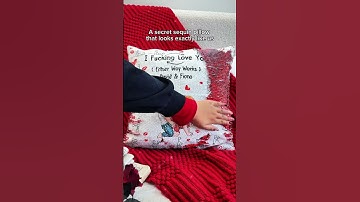 I F*cking Love You Either Way Works | Custom Sequin Pillow