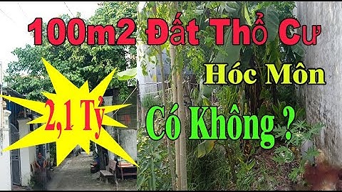 100m2 Đất Thổ Cư Xuân Thới Sơn 2,1 Tỷ | Đất Giá Rẻ Hóc Môn