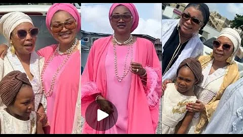 YORUBA MOVIE ACTRESS MERCY AIGBE KEMI AFOLABI At EID PRAYING GROUND TOGETHER LATEEF| Toyin ABRAHAM