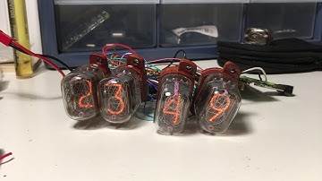 Shuffle effect on Nixie Tubes