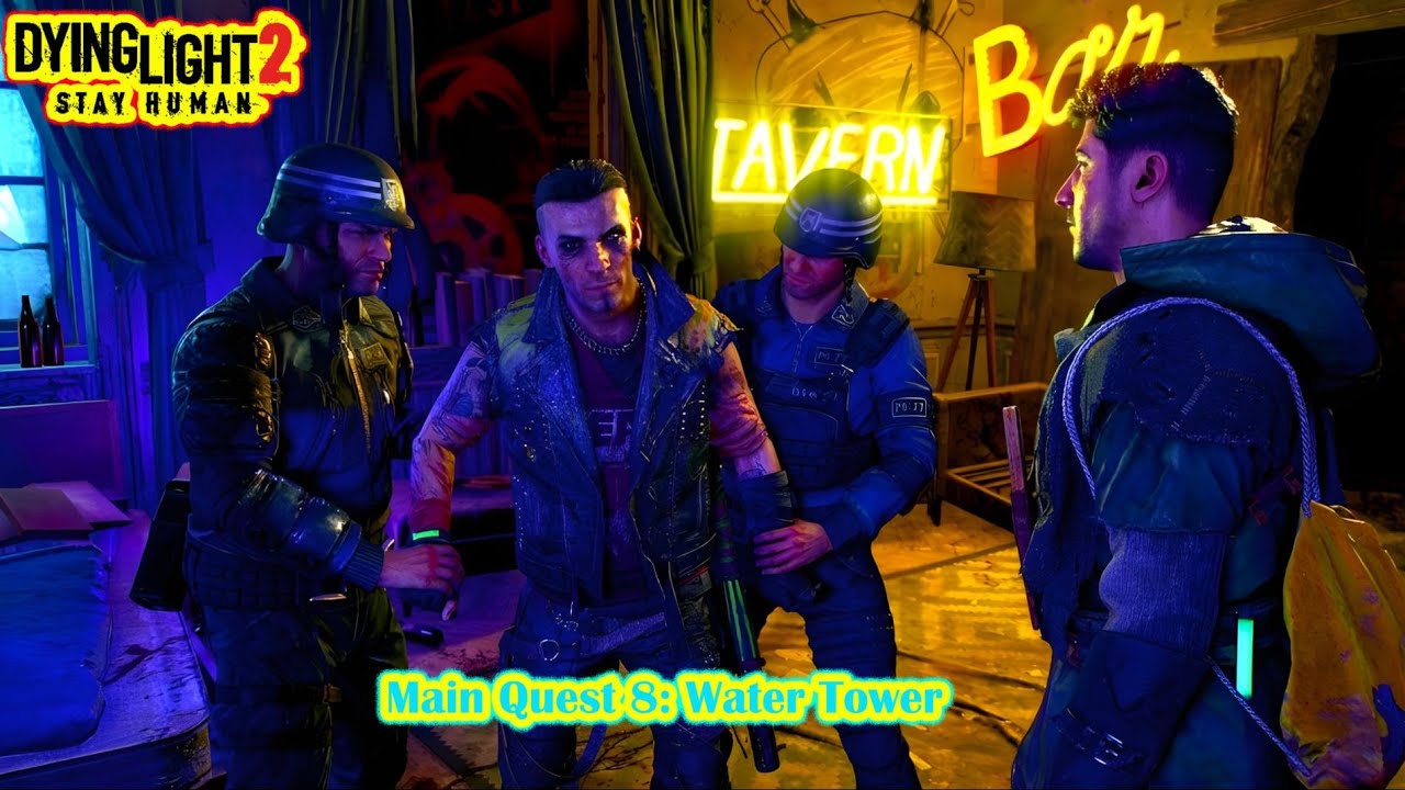 Dying Light 2:Stay Human–Main Quest 8 “Water Tower”| Disarm explosives & Faction Choice 