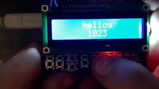 LCD Keypad Shield подключение к Arduino UNO на Flprog