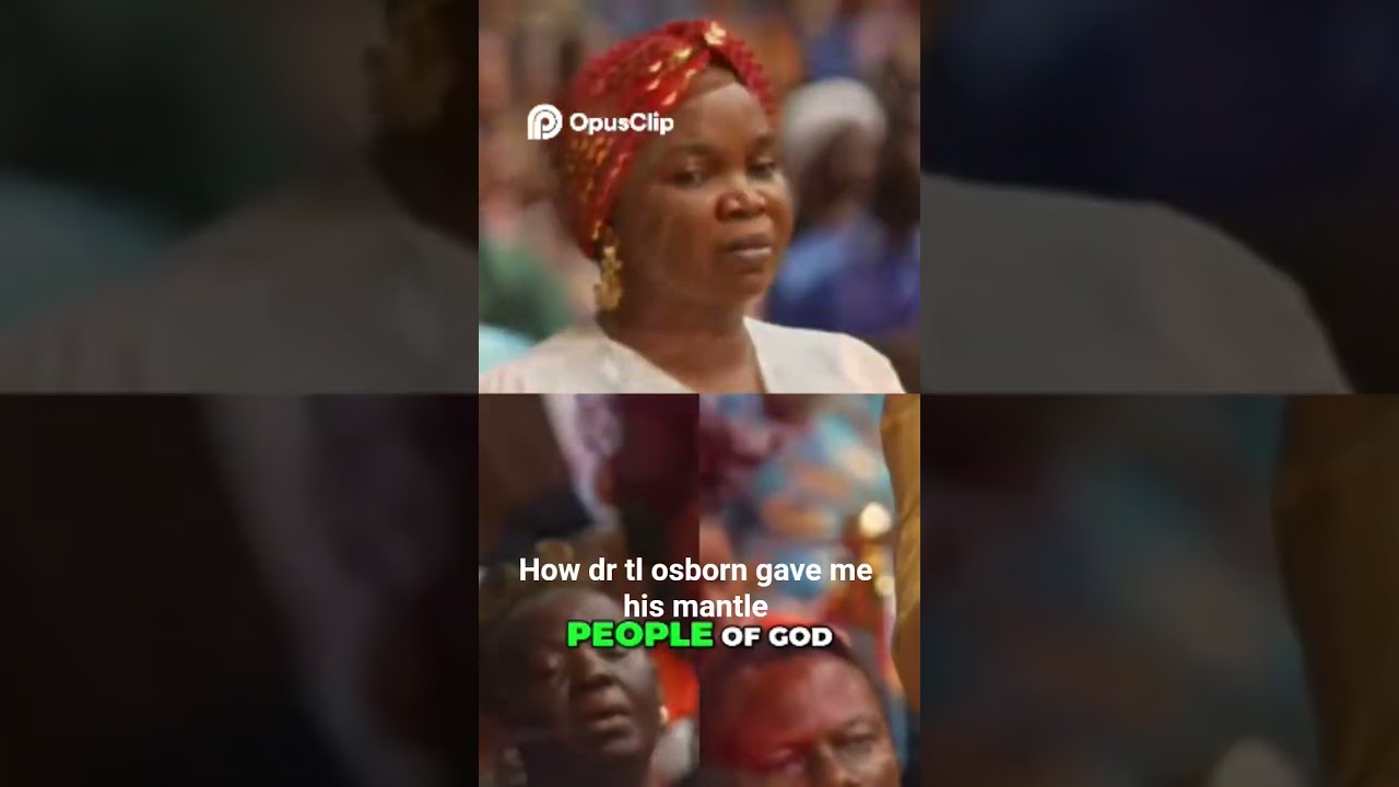 how Dr tl osborn gave me his mantle pastor Robert kayanja