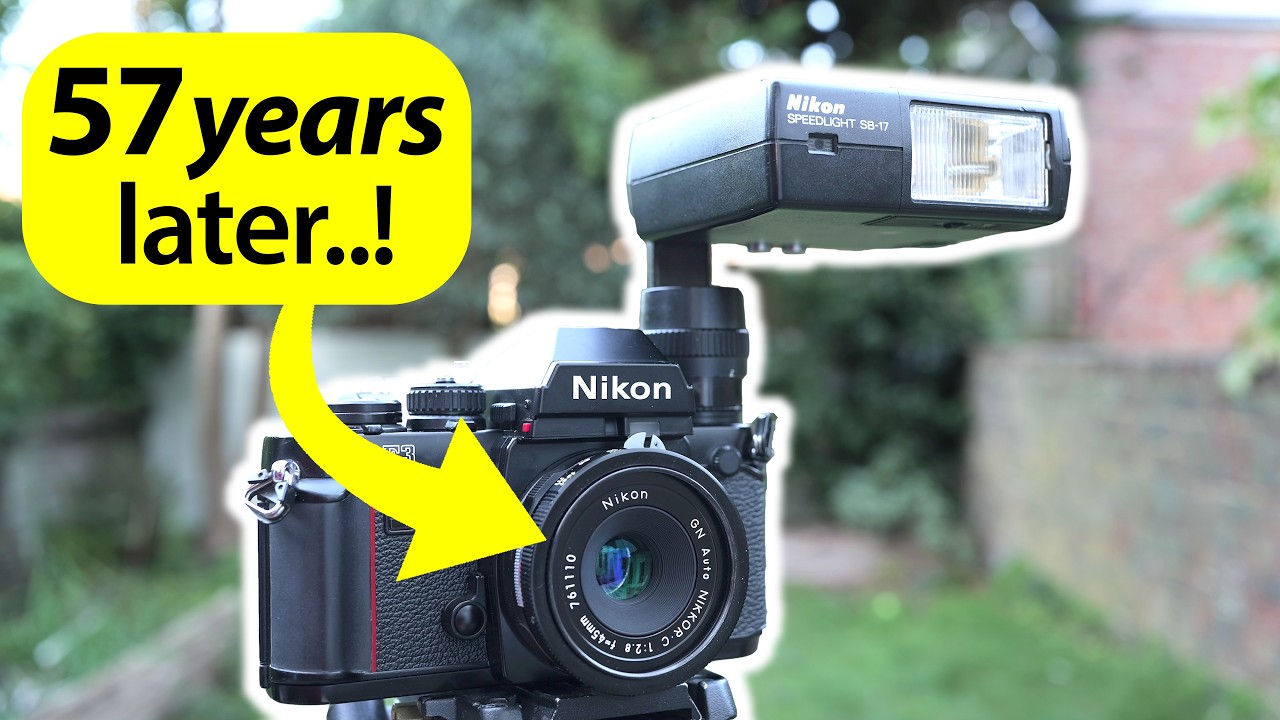 Nikkor GN 45mm f2.8 VINTAGE review! PANCAKE lens with a surprise