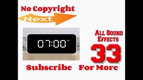 Alarm Clock Sound Effect Free Download No Copyright