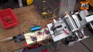 This is one of those projects that ties in everything i love:
machining, prototyping, arduino, robotics, sensors, automation and
more. it was a rapid prototy...