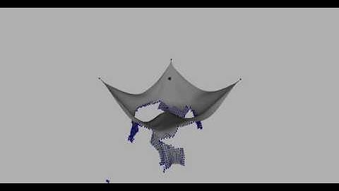 Maya Cloth Tearing Simulation