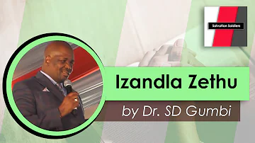 Dr SD Gumbi singing Izandla Zethu (Our Hands)