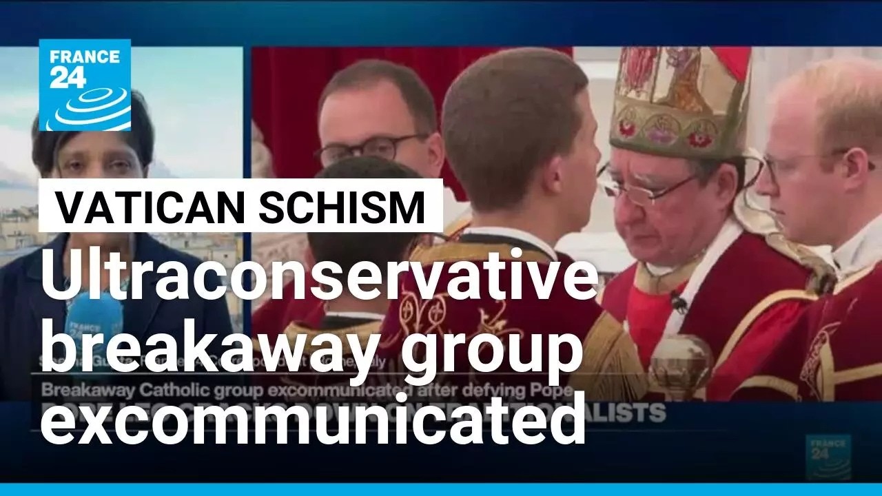 Vatican excommunicates six ultraconservative bishops over ordination • FRANCE 24 English