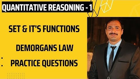 Demorgans Law l Set Theory and Its Functions Explained l Trick stats l Arshad Hameed l