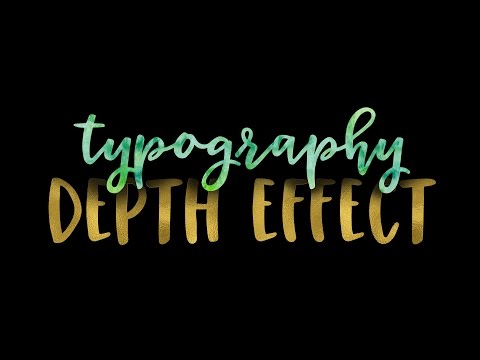 Create a Simple Depth Typography Effect in Photoshop Create a Simple Depth Typography Effect in Photoshop