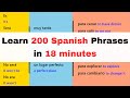 Learn 200 spanish phrases in 18 minutes  learning spanish is this easy