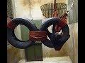 Sun Bear Rehabilitation | Rescued Sun Bear Exploring Enrichment Hanging Spectacle Tyre | BSBCC