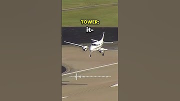 Student Pilot EMERGENCY Lands Without Landing Gear 😨✈️