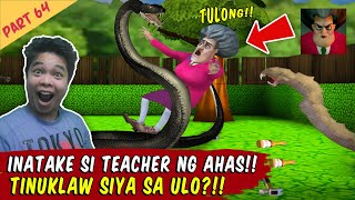 Tinuklaw ng Ahas si Teacher! - Scary Teacher Part 64