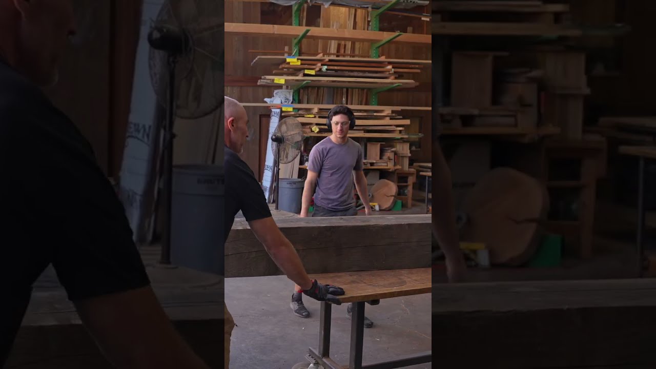 Milling an Old Beam For a Staircase