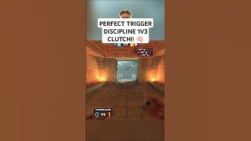 PERFECT TRIGGER DISCIPLINE 1V3 CLUTCH!! 🧠