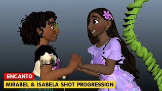 Encanto Mirabel And Isabela Shot Progression Hyrum Osmond 3Danimationinternships
