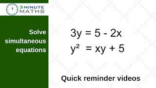 Simultaneous equations GCSE maths - grade 7+ quite difficult.