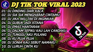 DJ SLOW BASS TERBARU 2023 || DJ VIRAL TIKTOK FULL BASS 🎵DJ DINDING KACA | FULL ALBUM