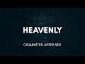 Cigarettes after sex  heavenly lyrics