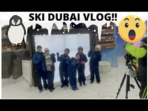 Ski Dubai vlog with friends!!