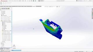 SOLIDWORKS Simulation - Superimpose Simulation Results on Model