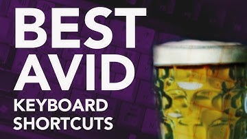 Best Avid Keyboard Shortcuts -- 2021
