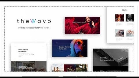 The Wavo - Portfolio Showcase WordPress Theme | Themeforest Templates