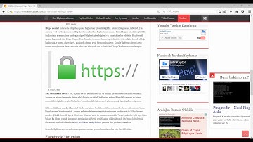 SSL, Http ve Https Nedir?