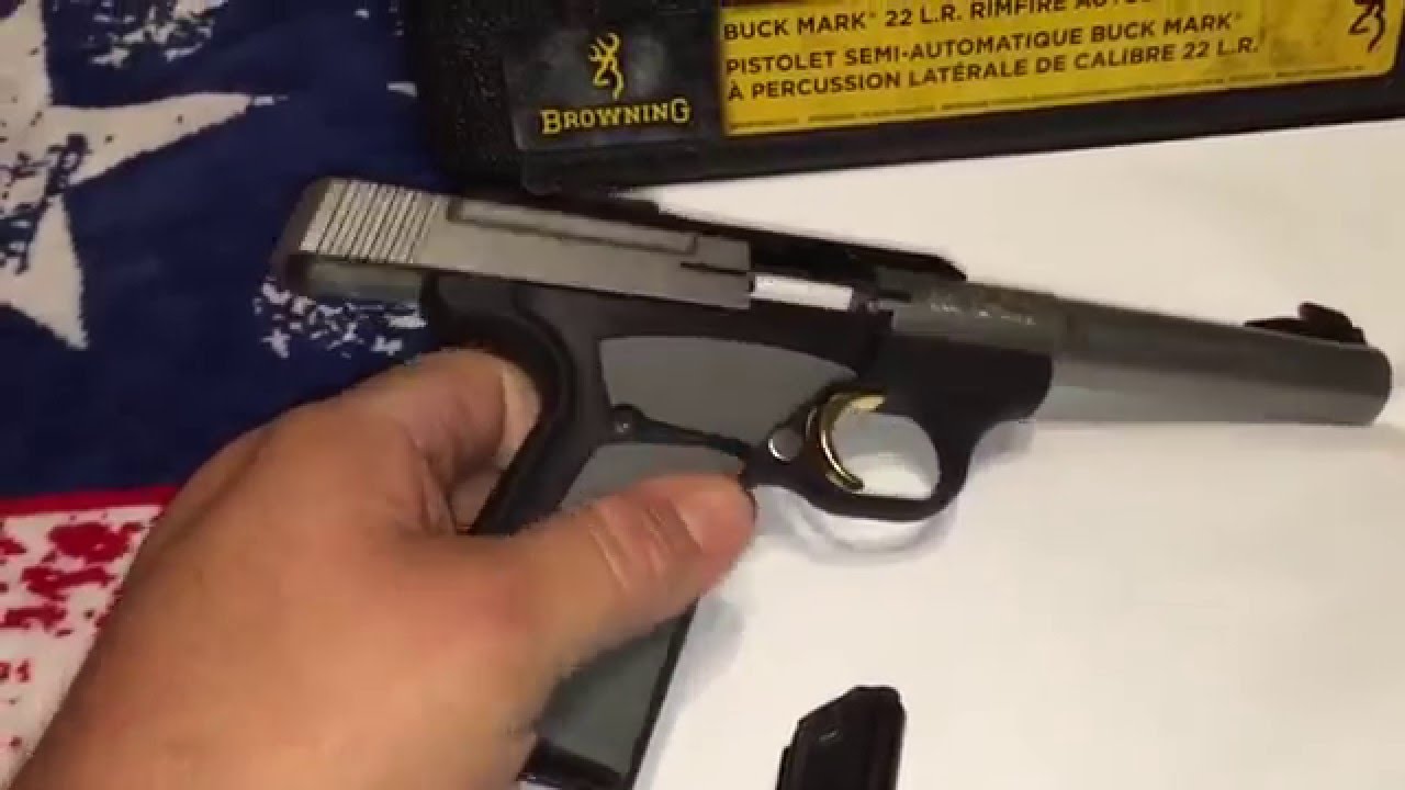 Browning buckmark trigger job YouTube